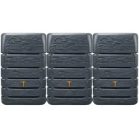 4rain Slim Stone Decor Mauertank 1530 l graphitgrau
