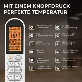 Kältebringer Kältebringer® Split Klimaanlage Quick Connect 18.000 BTU (5,1kW) Komplettset