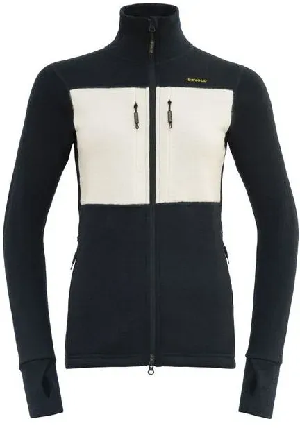Devold of Norway Egga Grid Merino Jacket WMN ink/offwhite (284C) XL