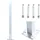Top Multi WPC Sichtschutzelement braun mit Pfosten