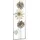 Hofmann Living And More Wanddekoobjekt Wanddekoration (1 St), Blumen aus Metall, silber silberfarben
