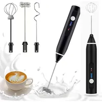 Elektrischer Milchaufschäumer  Usb-milchaufschäumer  Tragbarer, Per Usb Wiederaufladbarer Milchaufschäumer Für Kaffee, Latte Und Cappuccino