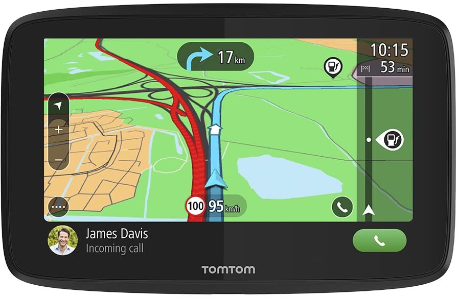 TomTom Navigationsgerät GO Essential (6 Zoll, Stauvermeidung dank TomTom Traffic, Karten-Updates Europa, Freisprechen, Updates über Wi-Fi)
