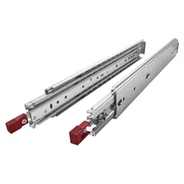 SOTech VarioSlide KV2-200-H76-L700-EH 711,4 mm mit Lock-in/out Einrastfunktion rot Schwerlast-Vollauszug belastbar bis 200 kg,