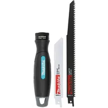 Makita Multitool Handgriff inkl. Reciprosägeblätter mit Bit-Aufnahme 6x Schrauber-Bits - P-84866