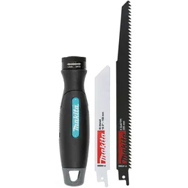 Makita Multitool Handgriff inkl. Reciprosägeblätter mit Bit-Aufnahme 6x Schrauber-Bits - P-84866
