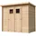 TIMBELA Gartenhaus M310+M310G 2,39 x 1,42 m Natur