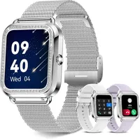 Betatree Smartwatch Damen 1.85 Zoll mit Telefonfunktion, WhatsApp, 110+ Sportmodi, Fitness-Tracker, Herzfrequenz, SpO2 & Schlafmonitor