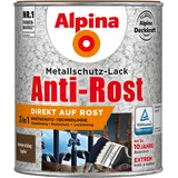 Alpina Anti-Rost Metallschutz-Lack 750 ml hammerschlag kupfer