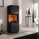 Spartherm Piko H2O wasserführender Kaminofen Nero