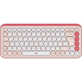 Logitech POP Icon Keys US Rosa / Offwhite