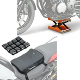 Set: Motorrad Hebebühne Midlift M passend für Chopper / Custombike bis kg or ConStands mit Luftkissen Air S sw CB39584