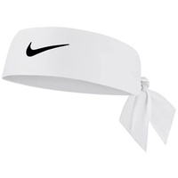 Nike Dri-fit Head Tie 4.0 Stirnband, weiß - schwarz, 1 SIZE EU