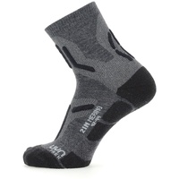 UYN Trekking 2in Merino Socken - Mid Grey / Black - EU 39-41