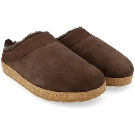 HAFLINGER Pantoffeln Dunkelbraun 46
