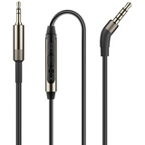 Mr Rex 2,5mm auf 3,5mm Ersatzkabel mit Mikrofon & Lautstärkeregler Kompatibel mit Bose 700 QuietComfort QC35II QC35 QC25, JBL E45BT E55BT E65BTNC & Androids; Kopfhörer Aux Kabel Klinkenkabel (1,5m)