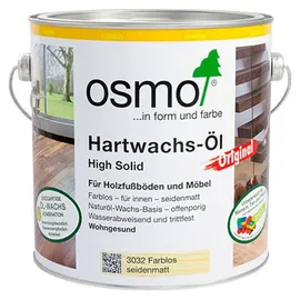 OSMO Hartwachs-Öl Original High Solid 2,5 l farblos seidenmatt