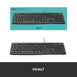 Logitech K120 for Business DE schwarz