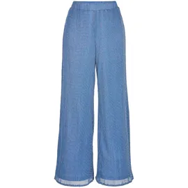 GOLDNER Schlupfhose mit Glanzeffekt Hosen Blau 40