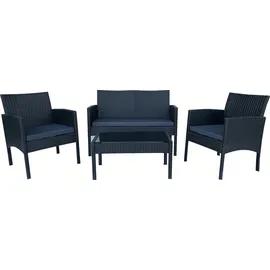 Hti-Living Zita Loungeset schwarz