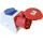 PCE CEE-Wandsteckdose-Combo 5-polig 32 A 400 V IP44