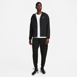 Nike Form Vielseitige Dri-FIT Kapuzen-Trainingsjacke Herren 010 black/reflective silv XL