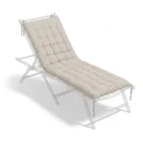 Relaxdays Bankauflage 180 x 70 x 8 cm beige 1 St.