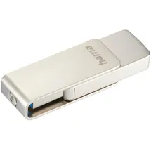 Hama Rotate Pro USB Stick, 64GB, 70MB/s, Silber