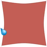 Gartenia Sunprotect sunprotect 83270 Sonnensegel Hydro, 3 x 3 m, Quadrat, wasserabweisend, rost-rot