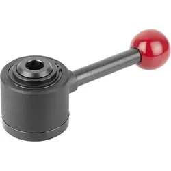 SPANNELEMENT ACTIMA MIT DURCHGANGSBOHRUNG STAHL, LINKS/DRUCK - schwarz