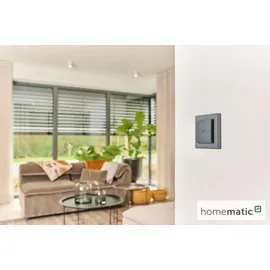 eQ-3 Homematic IP Smart Home Wandtaster HmIP-WRC2-A, 2-fach, anthrazit
