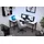 Möbelsystem L-förmiger Gaming Desk mit LED-Beleuchtung weiß