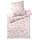 ELEGANTE Bettwäsche Blumen rosarot 135 x 200 cm + 80 x 80 cm
