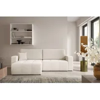 Fun Möbel Ecksofa Sofa mit Schlaffunktion AUGUSTO in Stoff