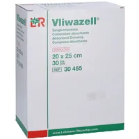 Lohmann & Rauscher Vliwazell Saugkompressen 20x25 cm steril