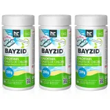 BAYZID® Chlortabs 3x 1 kg langsam löslich 200g Chlortabletten für Pool & Schwimmbad