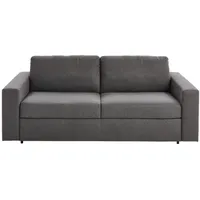 Novel Schlafsofa, Graphit, Textil, 2-Sitzer, 218x84x98 cm, Oeko-Tex® Standard 100, Liegefunktion, Rücken echt, Kinder- & Jugendzimmer, Jugendmöbel, Jugendsofas