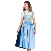 Hammerschmid Dirndl Dirndl lang 3tlg. - KLOSTERSEE - geblümt/navy/hellblau blau 42