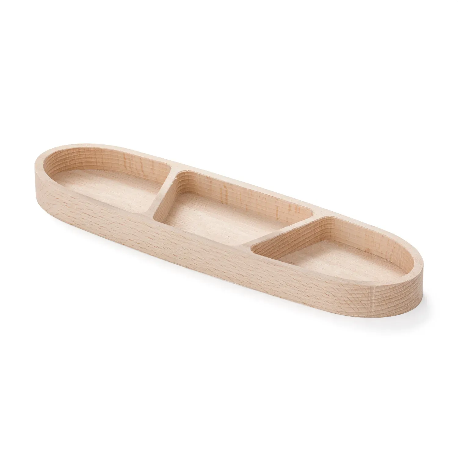 Metrie | Elora-3225 Ovale Holzschale | 25×7 cm