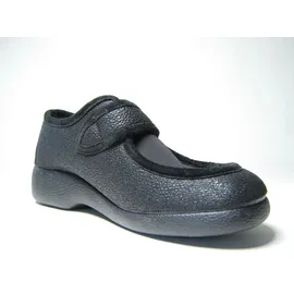 Varomed Hausschuhe Ricardo G-Weite Uni 373536373431 Schwarz 44 EU