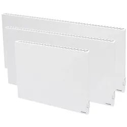 VASNER Konvi Hybrid Infrarotheizung 900 Watt weiß, Hybridheizung Infrarot + Konvektion, integriertes Thermostat mit Drehregler