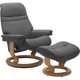 Stressless Stressless® Fußhocker »Sunrise«, mit Classic Base, Gestell Eiche grau