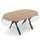 ANRO Tischdecke abwaschbar Oval 260 x 140 cm Transparent
