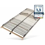 Sleepneo - Lattenrost 140x200, Ergonomischer 7 Zonen Lattenrost aus Buchenholz, 42 Latten, Hergestellt in Deutschland, Lattenrost Selbstmontage,