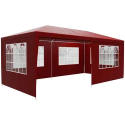 Casaria Festzelt Rimini 3x6m wasserabweisend Rot