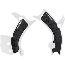 Acerbis 0023093 Yamaha, Protecteur de cadre X-Grip - Blanc