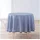 Douceur d'intérieur Tischdecke Vichy Ø 180 cm Blau