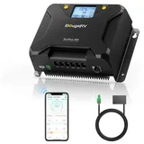 BougeRV 30A MPPT-Solarladeregler 12V /24V mit Abschaltung bei niedriger Temperatur, APP-Steuerung (integriertes Bluetooth), LCD Anzeige, Ladereglerzubehör für LiFePO4 SLD Gel FLD AGM Lithium Batterie