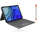Logitech Slim Folio Pro Backlit Tastatur und Schutzhülle für iPad Pro 11 grafit