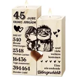 luxuskollektion Kerzenständer Holz Braun